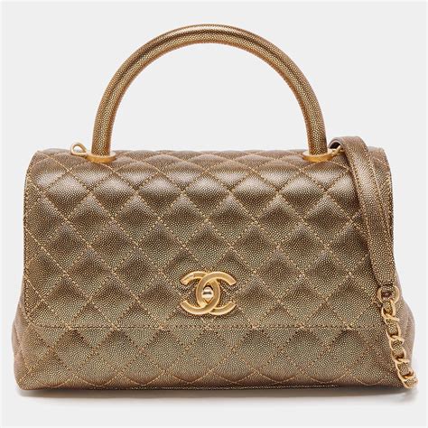 chanel small coco handle handbag